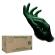 Nature Gloves Nitril-Untersuchungshandschuhe puderfrei, grün, Gr. M 1 Box = 100 Stück