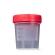 AMPri Urinbecher mit Schraubeckel 100 ml unsteril, rot 1 Karton = 500 Stück