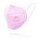 SolidSafety FFP2-Atemschutzmaske mit Ohrenschlaufen pink 1 Box = 5 Stück