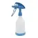 DE WITTE 2-Way Sprühflasche Tex Spray Sprühkopf  360° + Flasche Inhalt 500 ml blau