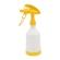 DE WITTE 2-Way Sprühflasche Tex Spray Sprühkopf  360° + Flasche Inhalt 500 ml gelb