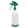DE WITTE 2-Way Sprühflasche Tex Spray Sprühkopf  360° + Flasche Inhalt 1 Liter grün