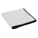 DE WITTE Recycled Soft 83% naturfarbig 38 x 38 cm, Rand schwarz 1 Pack = 5 Tücher